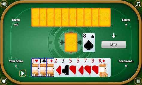 ️ Play Gin Rummy Card Game: Free Online Single Player Gin .
